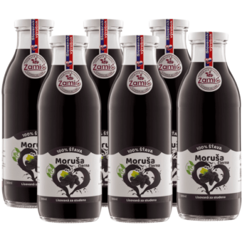 Detox kúra Moruša šťava 500ml x 6ks ZAMIO