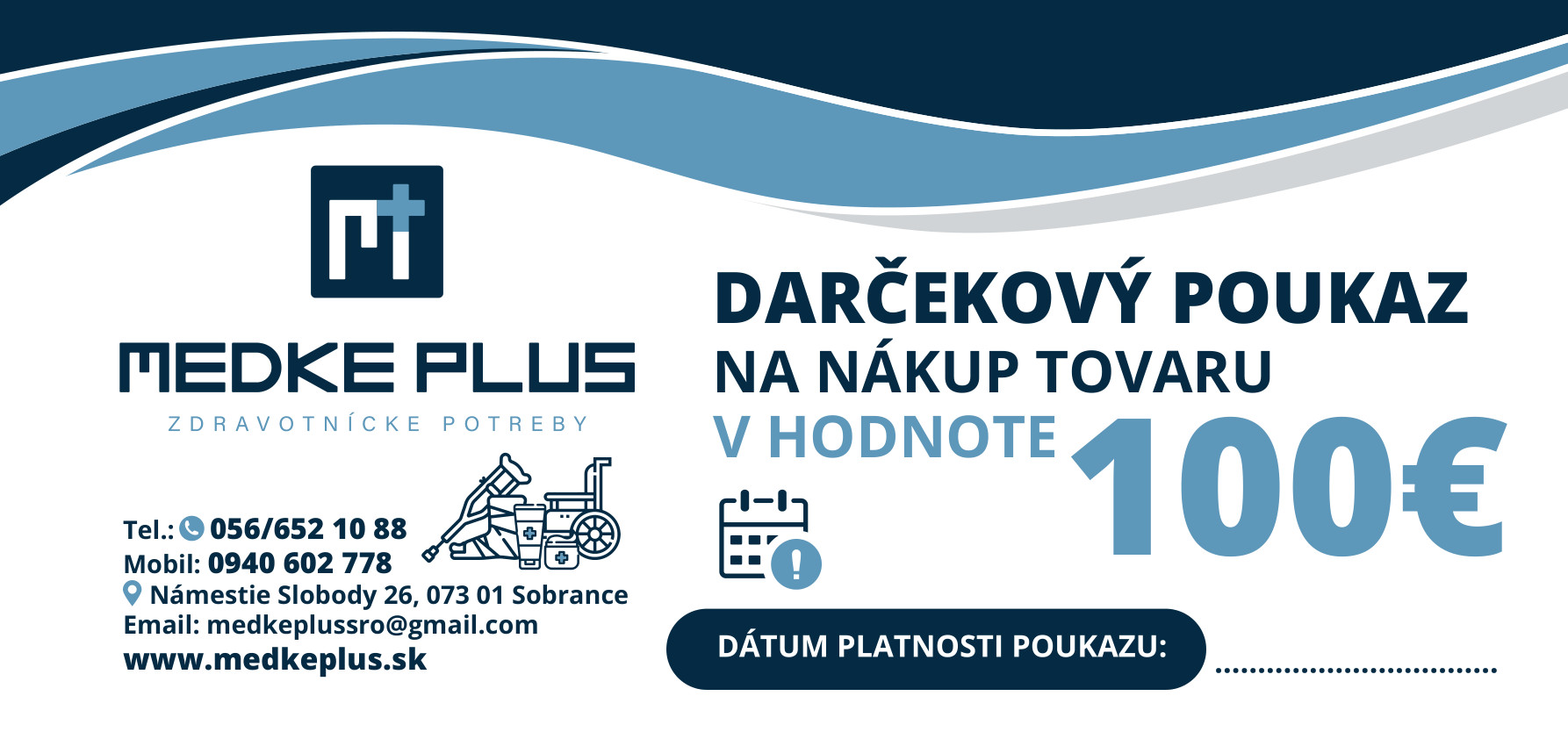 Darčekový poukaz 100 €