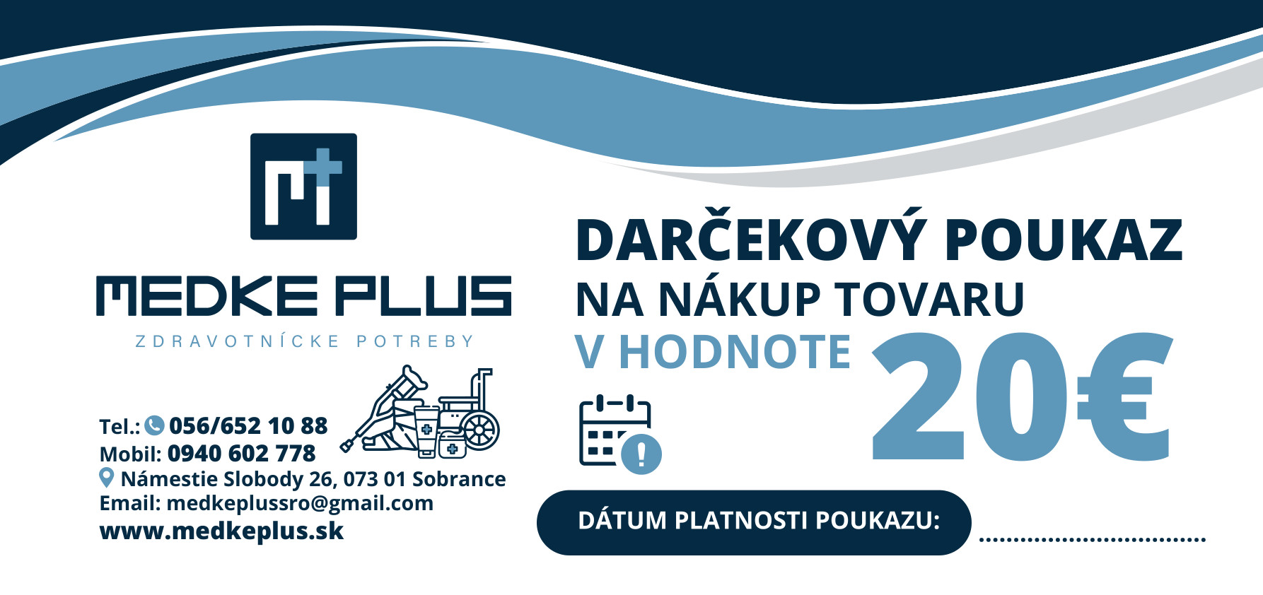 Darčekový poukaz 20 €